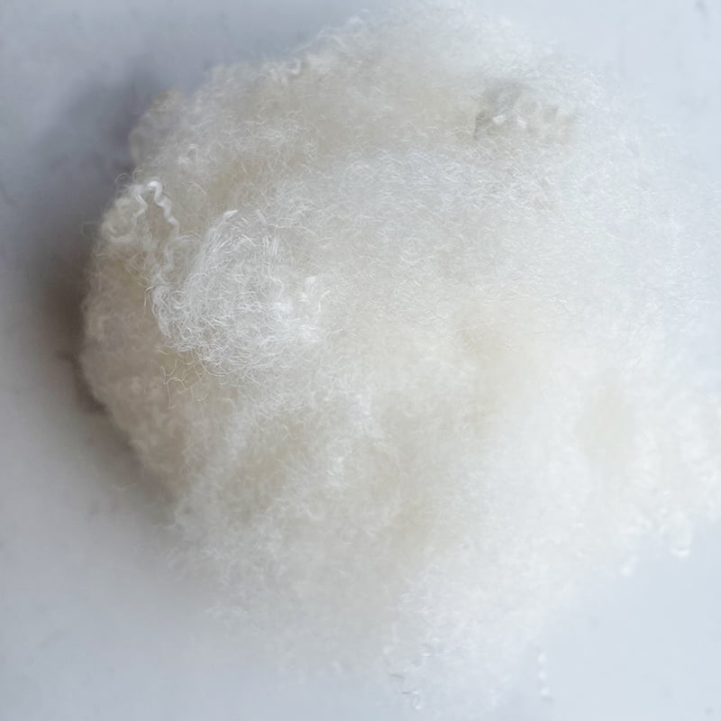 13DX120mm 카펫 원사 특수 섬유 아이보리 화이트